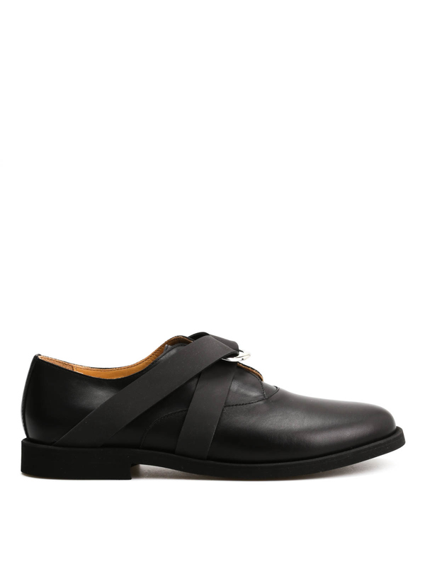 MM6 MAISON MARGIELA: classic shoes online - Leather shoes with rubber details