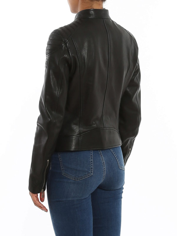 Lederjacke - Schwarz shop online: BELSTAFF
