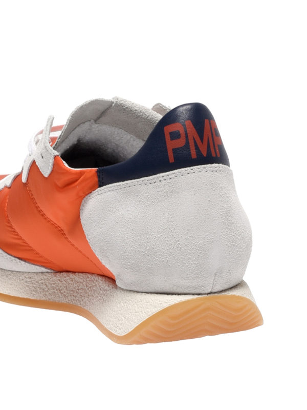 Monaco Vintage basic orange sneakers shop online: PHILIPPE MODEL