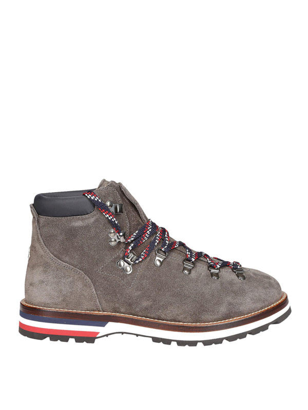 MONCLER: ankle boots - Suede hiking-boots