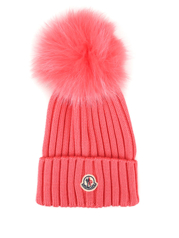 MONCLER: Gorros - Gorro - Rosado