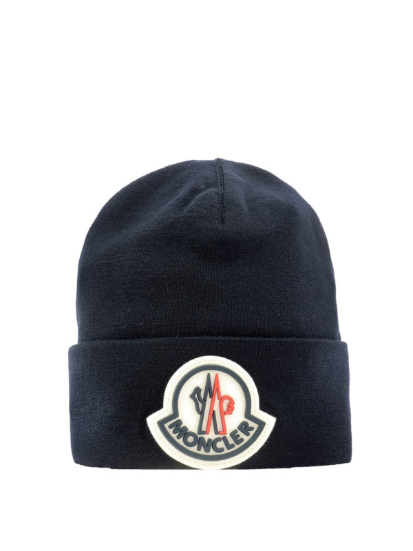Moncler ビーニー帽 - ブルー - ブルー|9Z73600A9526742