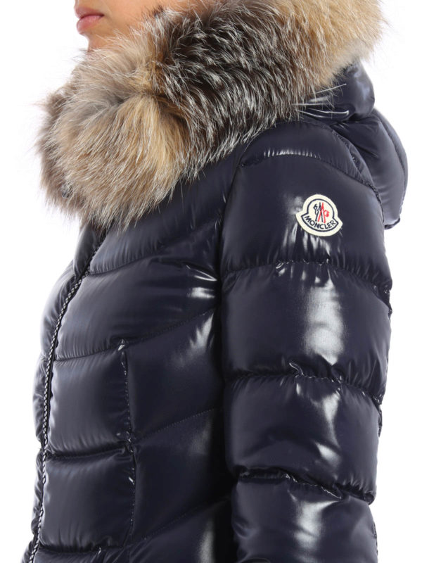 Moncler Aphia fur trimmed hooded down coat|B2093498922568950742