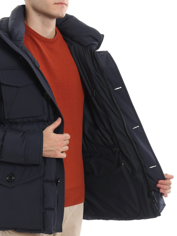 MONCLER buy online Augert navy puffer jacket