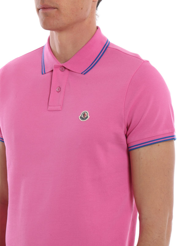 pink moncler polo mens