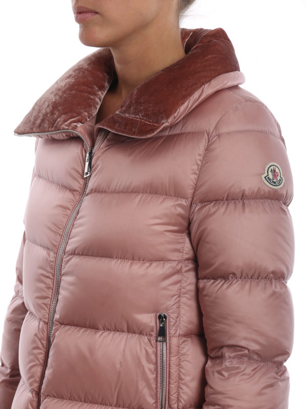 MONCLER buy online Torcol blush pink puffer jacket