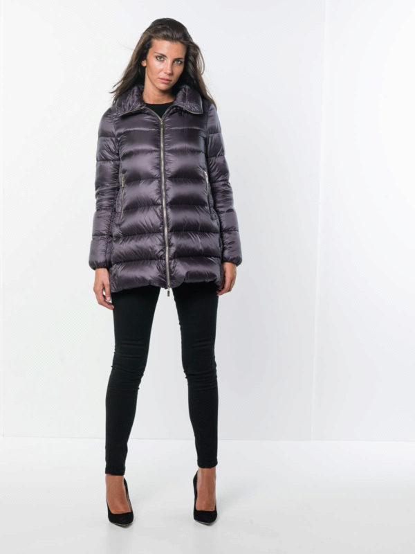 Moncler 'Torcy' quilted short coat grey - Grey | 469634953048928