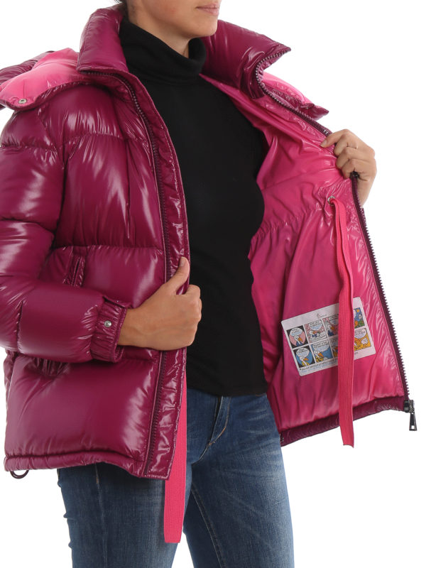 MONCLER buy online Wilson flocked patch puffer jacket