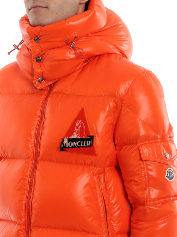 Padded jackets Moncler - Wilson orange puffer jacket - E2091419100568950326
