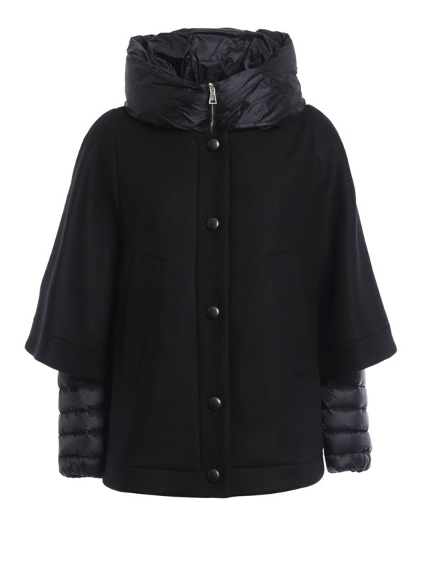 MONCLER: Capes & Ponchos - Cape & Poncho Eudore - Schwarz