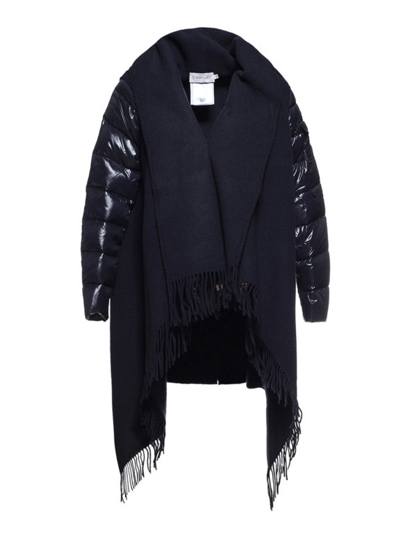 MONCLER: Capes & Ponchos - Cape - Bleu