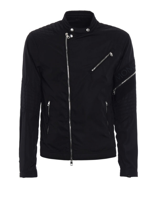 MONCLER: casual jackets - Jaur biker jacket