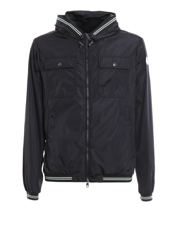 MONCLER: casual jackets - Jeanclaude hooded nylon jacket