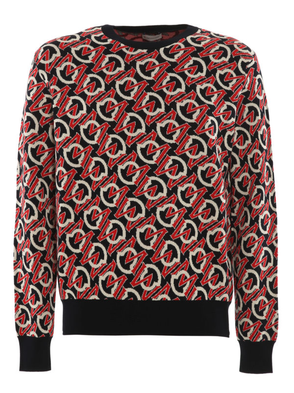 MONCLER: crew necks - Jacquard crew neck