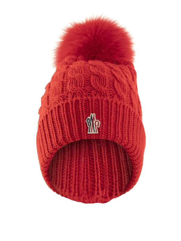 MONCLER GRENOBLE: Mützen - Mütze - Rot