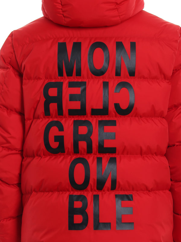 Moncler Grenoble Isorno red puffer jacket | E209741884055399E453