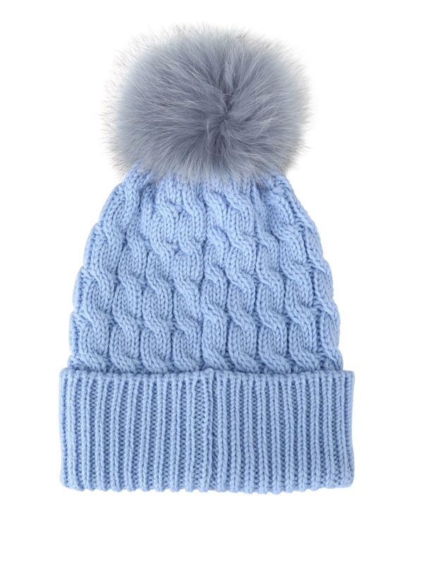 MONCLER GRENOBLE: Gorros online - Gorro - Azul Claro