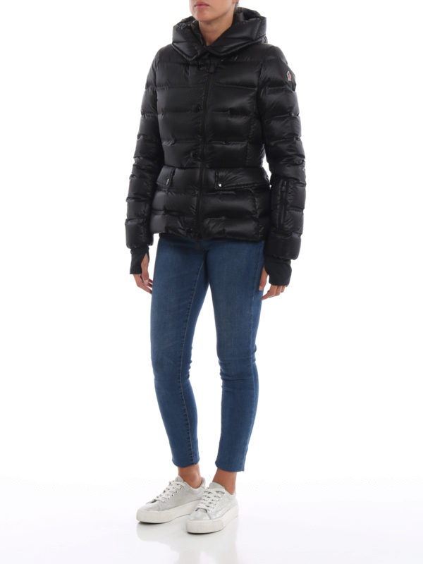 Padded jackets Moncler Grenoble - Armotech black hooded puffer  