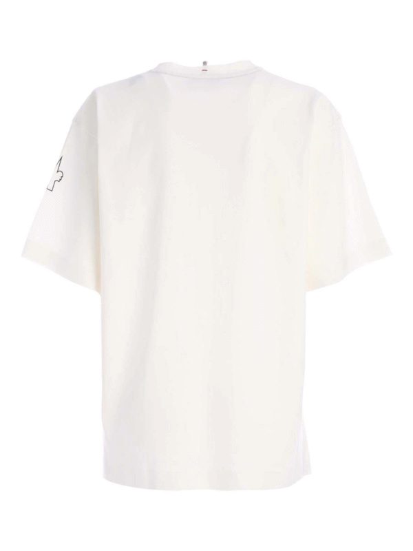MONCLER GRENOBLE: Camisetas online - Camiseta - Blanco