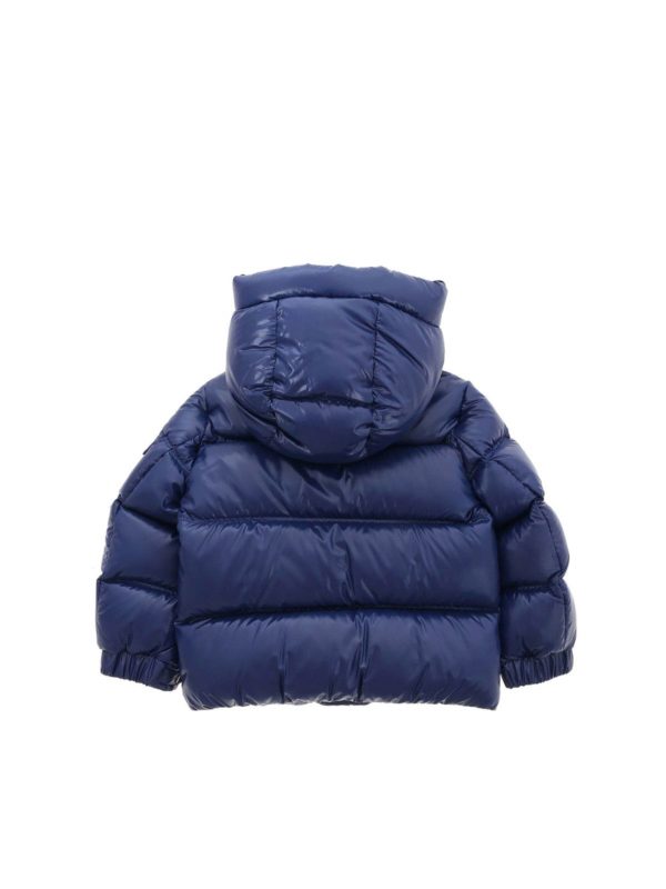 MONCLER JR: padded coats online - Ecrins down jacket in blue