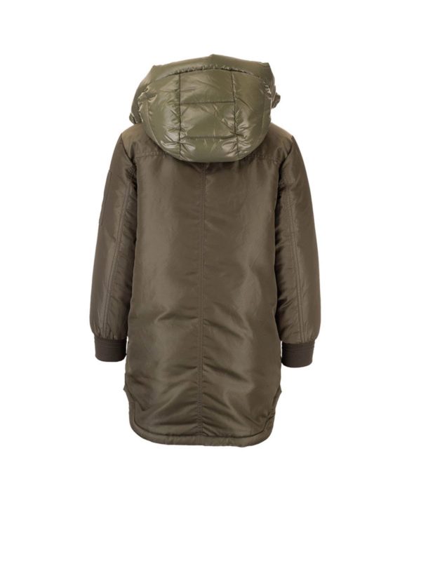 MONCLER JR: padded coats online - Padded hooded coat
