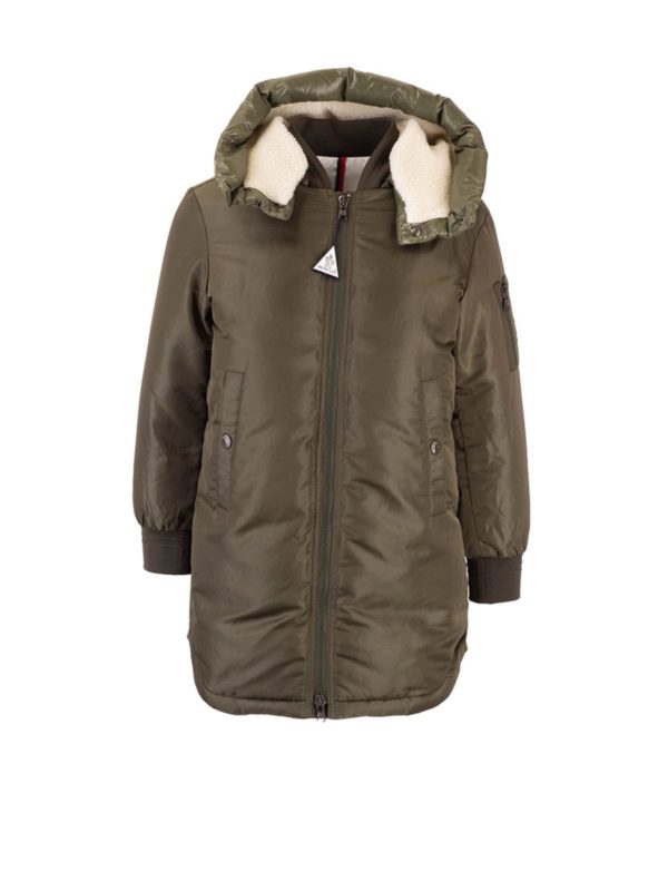 MONCLER JR: padded coats - Padded hooded coat