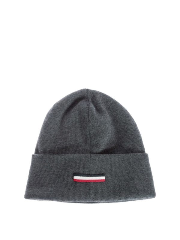 MONCLER: Gorros online - Gorro - Gris