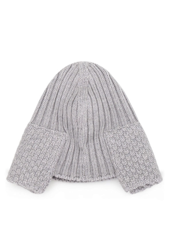 MONCLER: Gorros online - Gorro Gris Para Mujer