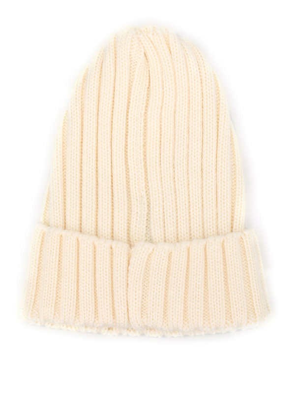 MONCLER: ニットキャップ online - Knit virgin wool beanie