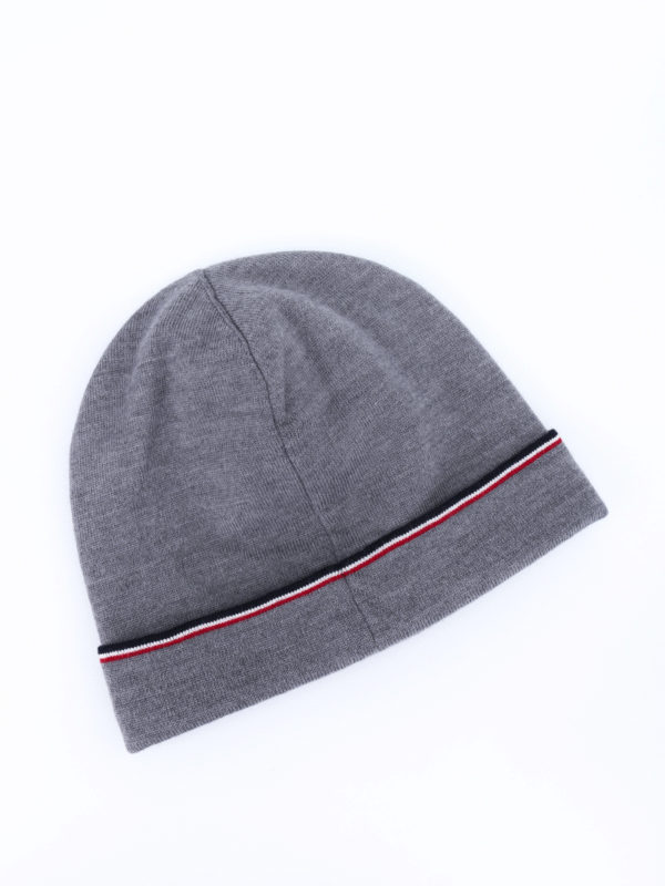 MONCLER: Bonnets online - Bonnet - Gris 