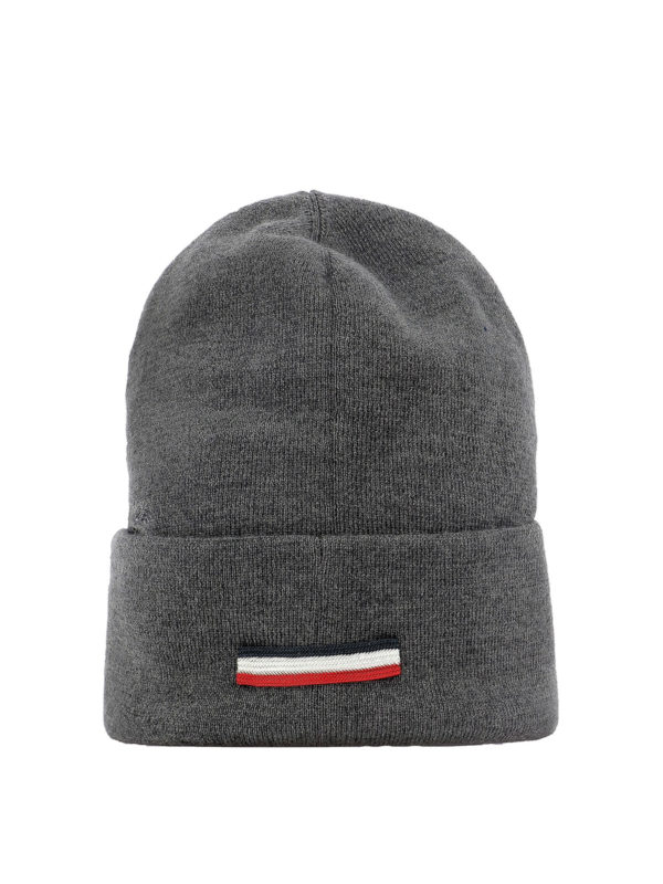 MONCLER: Mützen online - Mütze - Grau