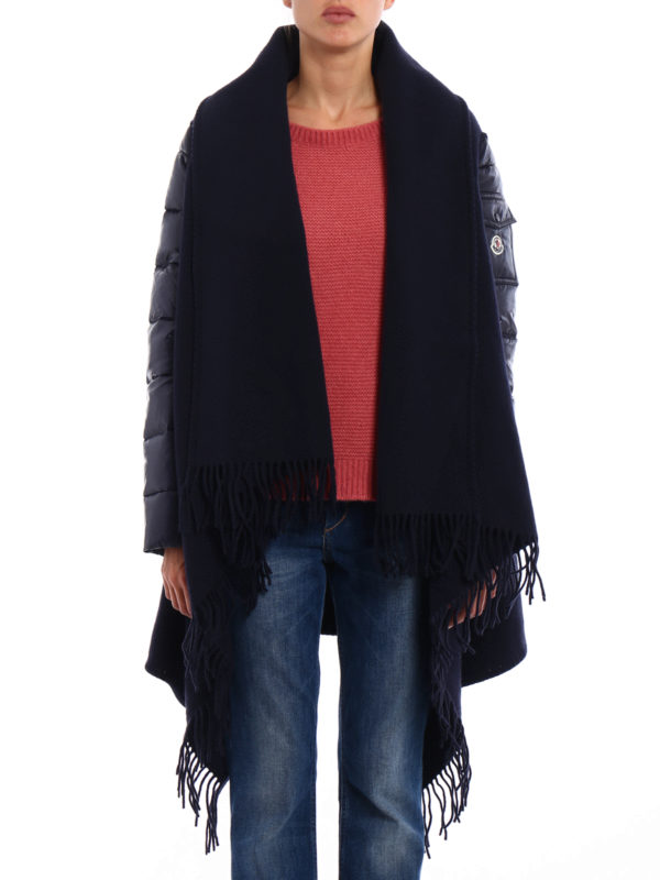 MONCLER: Capes & Ponchos online - Cape - Blau