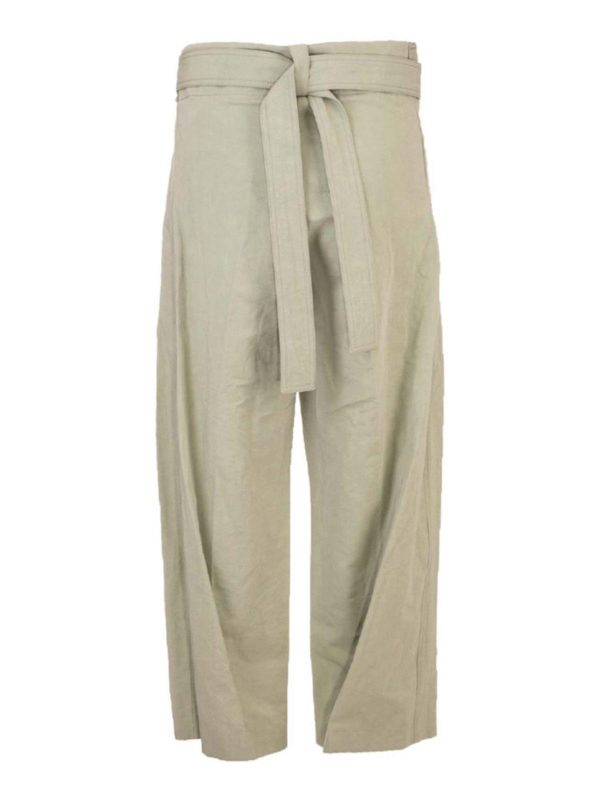MONCLER: Pantalones casual online - Pantalón Casual - Beis