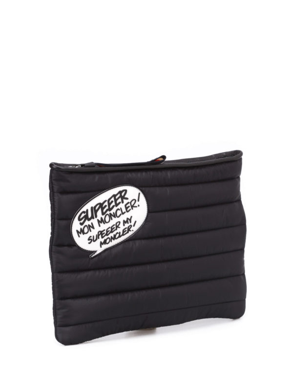 MONCLER: Clutches online - Clutch - Schwarz