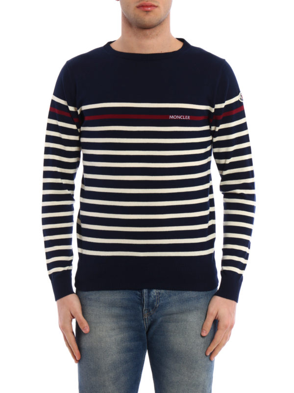 Moncler striped outlet sweater