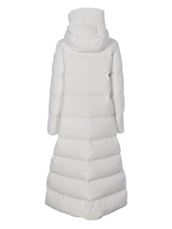 MONCLER: padded coats online - Goelo down jacket in white