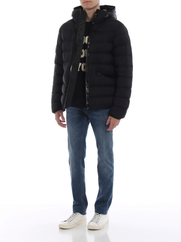 MONCLER: padded jackets online - Achard matte nylon padded jacket