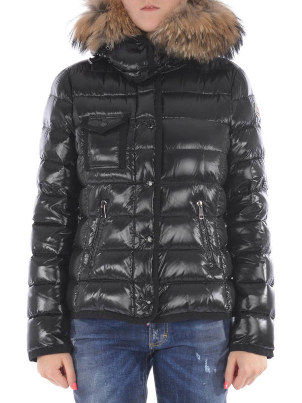 MONCLER: Kurze Daunenjacken online - Armoise shiny padded jacket