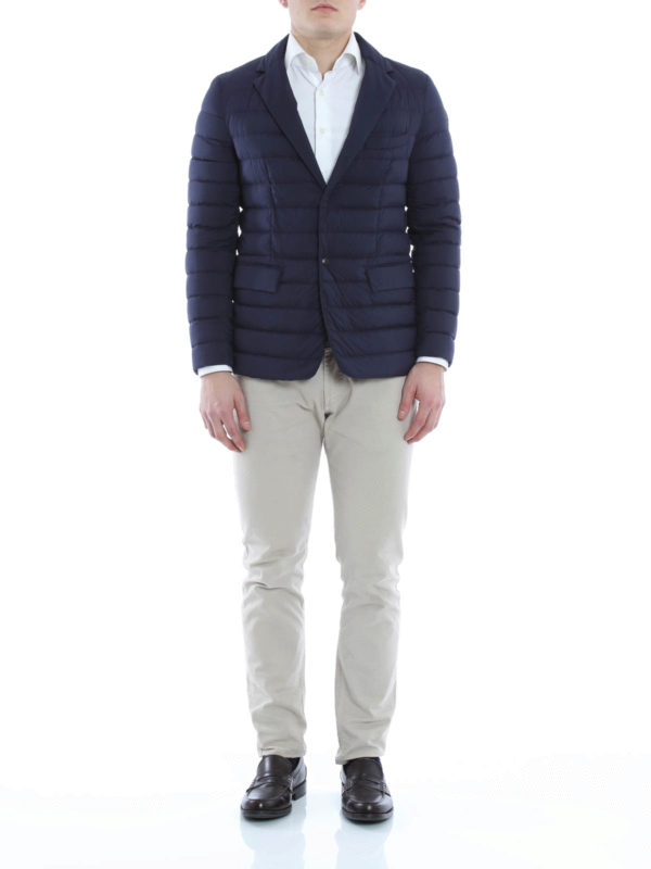 MONCLER: padded jackets online - Blazer-inspired padded jacket