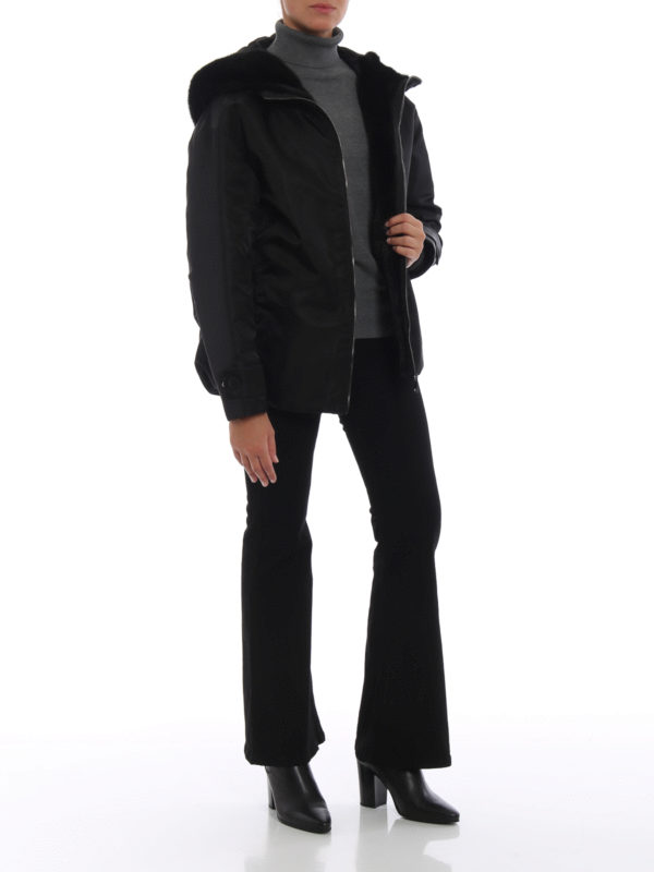 MONCLER: Kurze Daunenjacken online - Daunenjacke - Schwarz