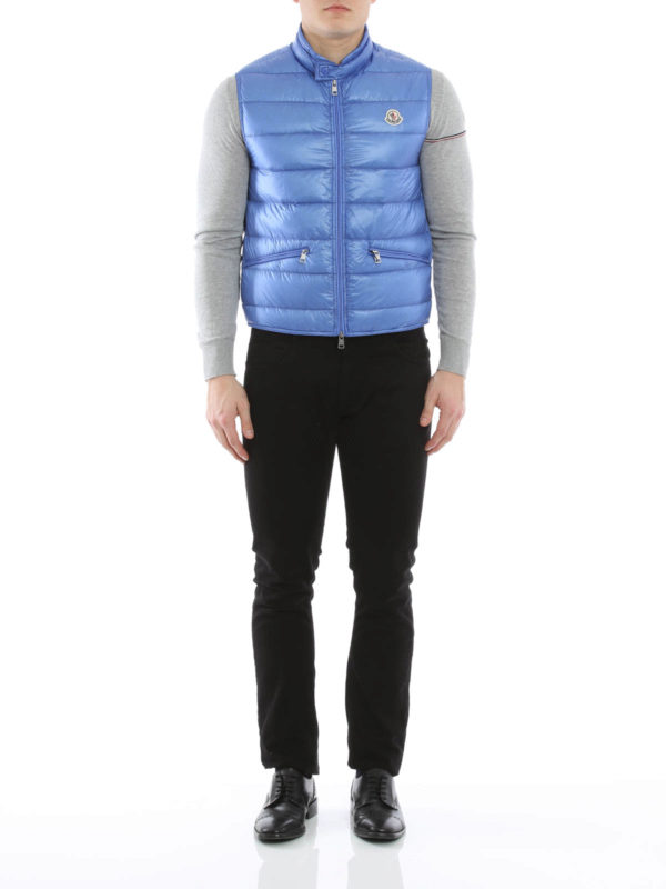 MONCLER: padded jackets online - Gui padded waistcoat