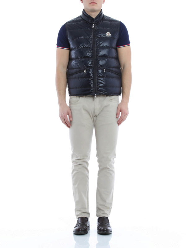 MONCLER: padded jackets online - Gui waistcoat