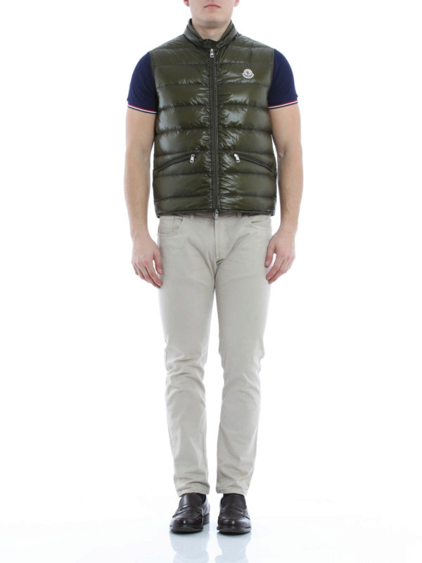 MONCLER: padded jackets online - Gui waistcoat