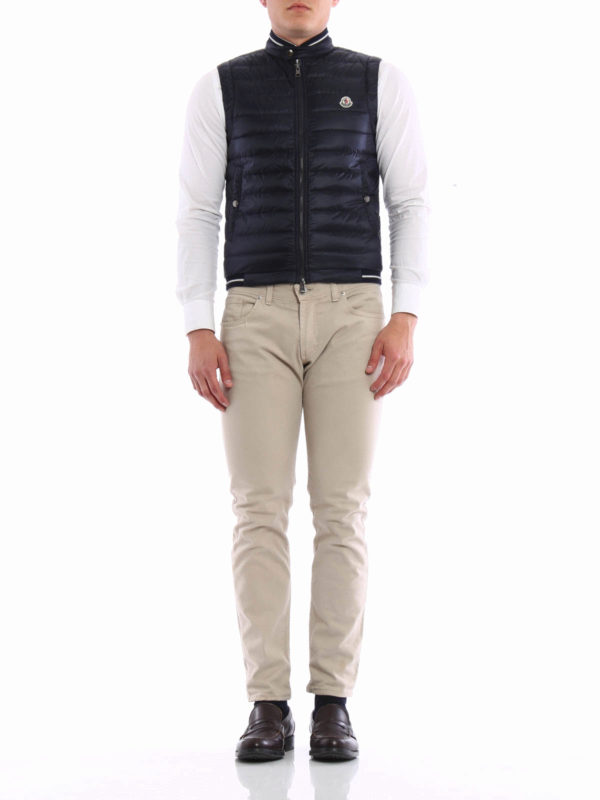 MONCLER: padded jackets online - Padded sleeveless jacket