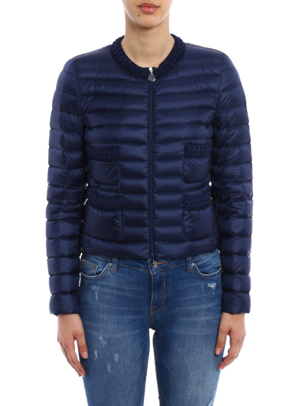 MONCLER: padded jackets online - Palmier padded crop jacket