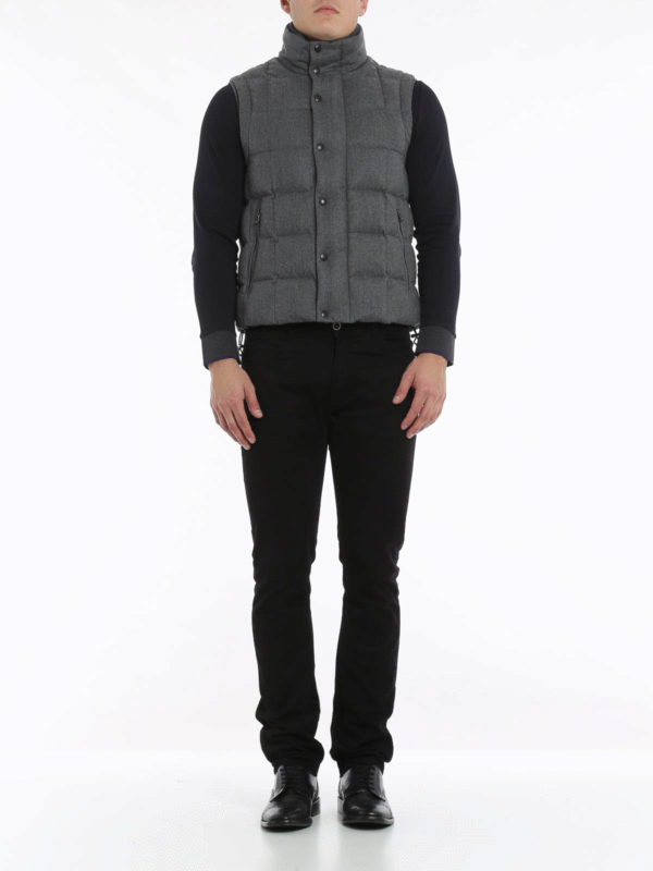 MONCLER: padded jackets online - Tenay padded waistcoat