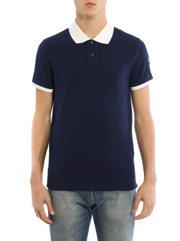 MONCLER: Poloshirts online - Poloshirt Fur Herren - Blau