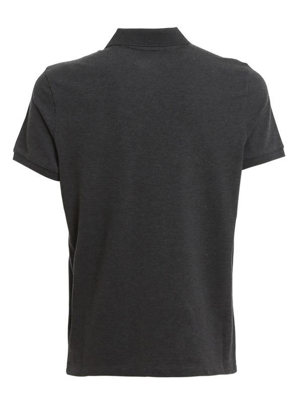 MONCLER: polo shirts online - Logo patch polo