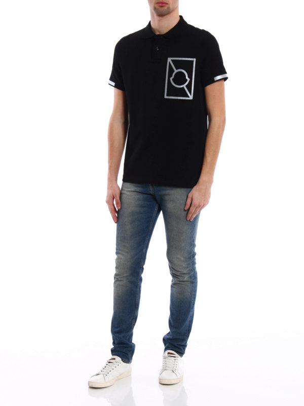 MONCLER: Poloshirts online - Poloshirt - Schwarz