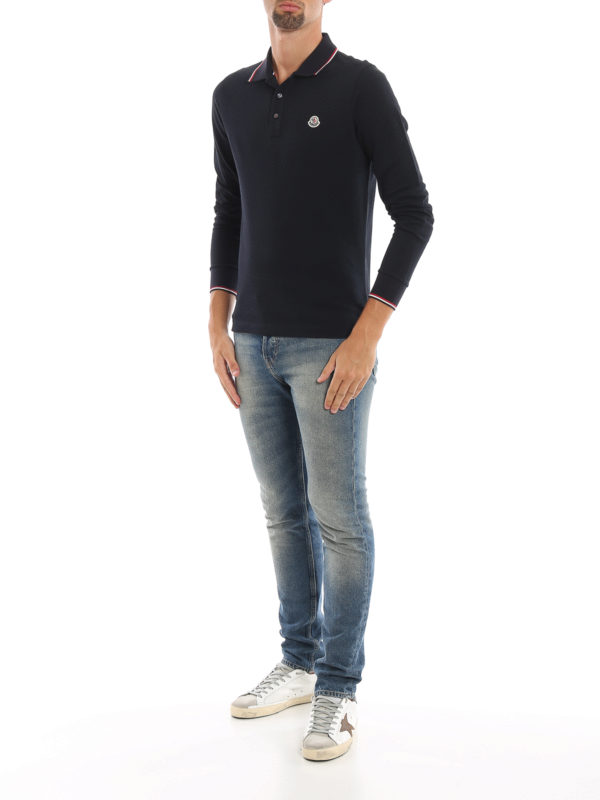 MONCLER: Poloshirts online - Poloshirt - Blau